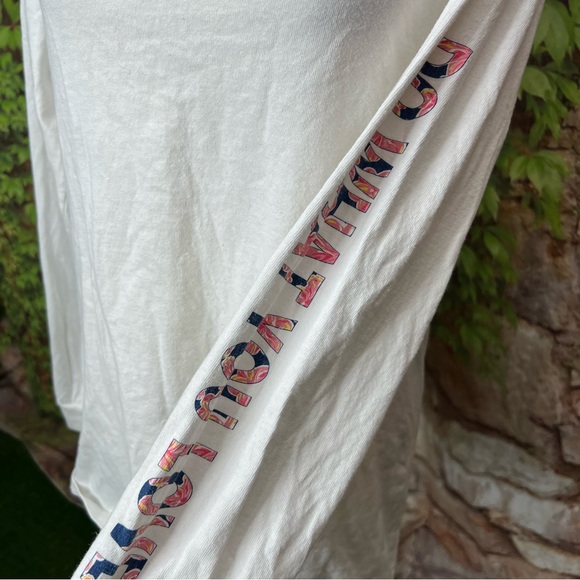 SIMPLY SOUTHERN White Long Sleeve Graphic Tee, M - Picture 7 of 9